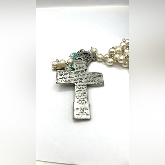 Pope Francis FAMILIES 2015 ROSARY Philadelphia Ghirelli murano glass style - Picture 5 of 9